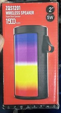 zqs1201 wireless speaker super bass speaker with lights