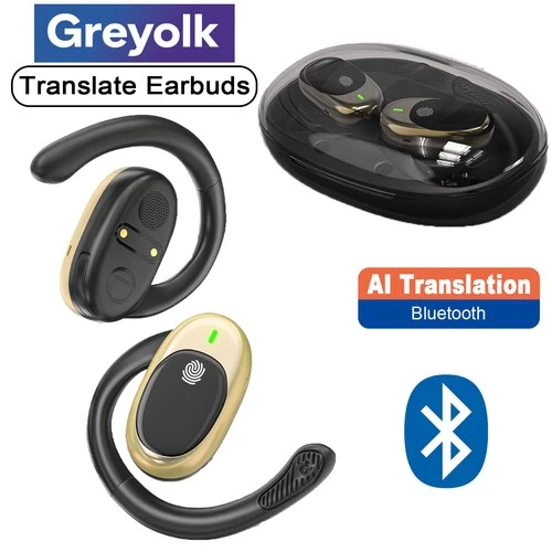 Bluetooth Earphone 164 Language Real Time Translation Earbuds Open-ear Headphone deal from eBay