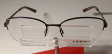 Bebe BB5188 Plum 500 51-17-135 Stainless Designer Eyeglass Frames New See Pics