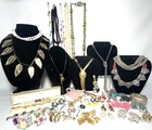 Vintage Lot Costume Jewelry Necklaces Earrings Sets Trifari Monet Napier & More