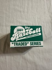 1991 Topps Traded Baseball Complete  Set Free Shipping.