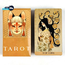 Fox Spirit Tarot Deck 78 Cards Japanese Style Art Divination Game English