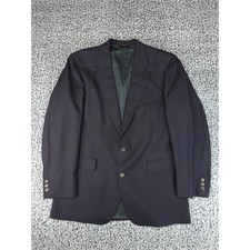 Brooks Brothers Blazer Mens 42R Navy Blue Good Wool Two Button Made in USA