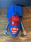 Vintage Corgi Small Superman Supermobile Toy With Working Punching Arms 