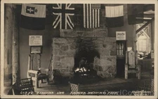 Lobby Paradise Inn Original Vintage Real Photo Postcard RPPC
