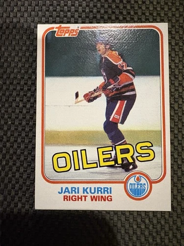1981-82 Topps - Jari Kurri #18 (RC) Near Mint Sharp Edmonton Oilers HOF