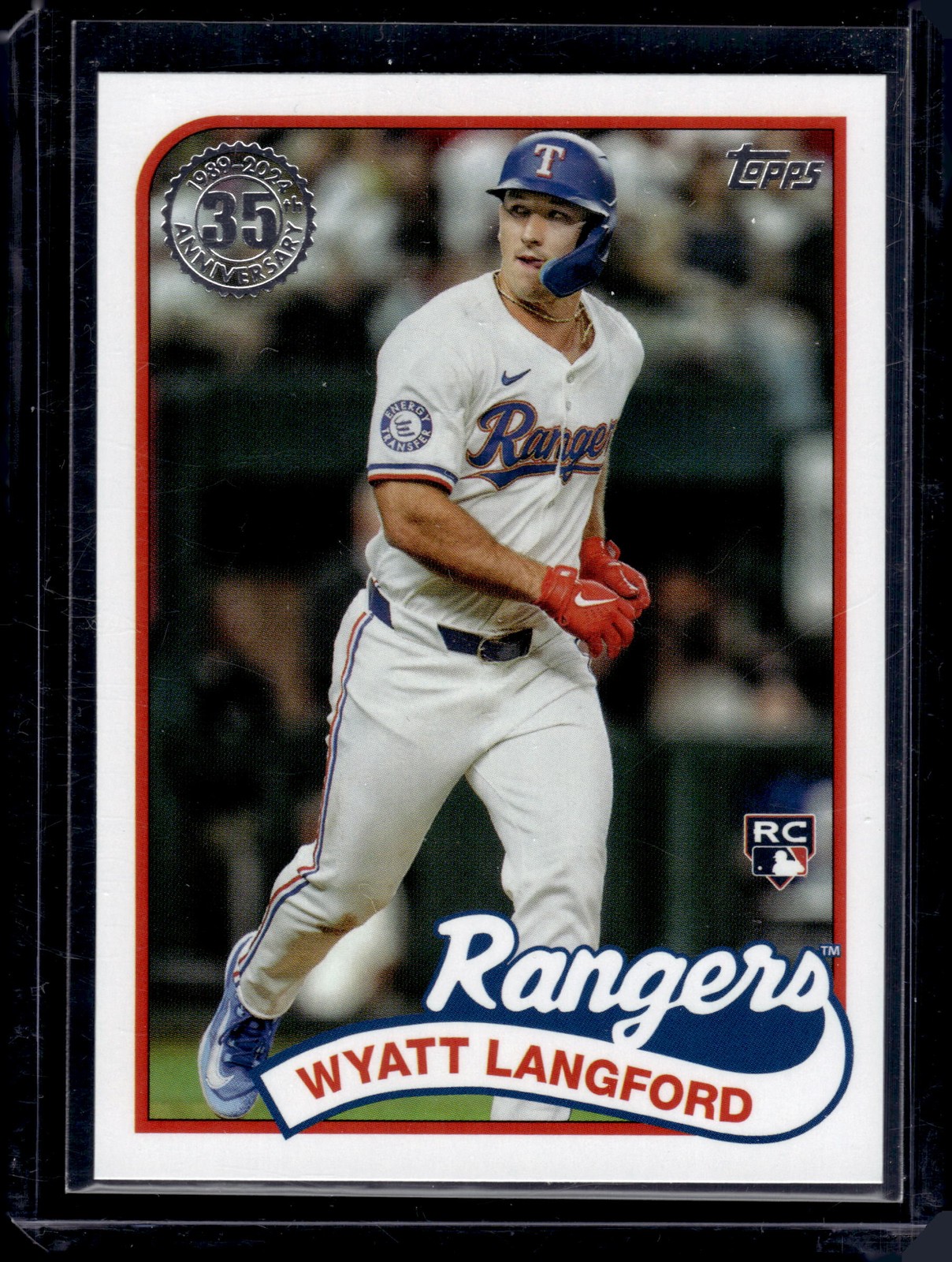 2024 Topps Update #89US-36 Wyatt Langford 1989 Topps Baseball 35th Anniversary