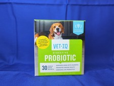 Vet IQ Digestive Probiotic for Dogs Immune Health 30 Packet Exp. 5/26