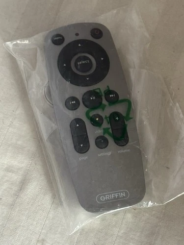 GENUINE Griffin 9802-TCENTNOFI Remote for Tunecenter iPod Docking Station