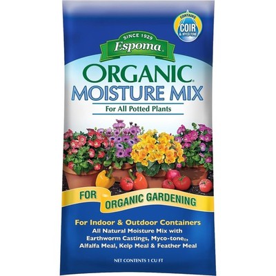Espoma Organic Moisture Mix All Natural Potting Mix, 1 cu ft