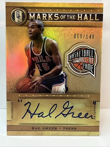 2011-12 Panini Gold Standard Hal Greer Marks of the Hall Auto #/149 76ers