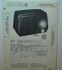 SAMS PHOTOFACT FOLDER 271-15 SYLVANIA 568 5184 1-601-4 -5
