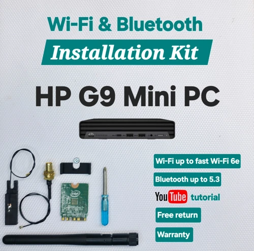 HP Pro & Elite 400 600 800 G9 Desktop Mini PC Wireless WiFi & Bluetooth Kit