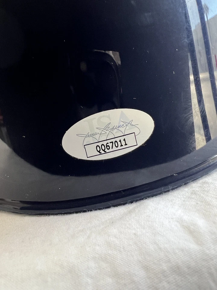 Paul L. D. Blair Baltimore Orioles Signed Auto Full Sz Helmet 2xAll-Star JSA COA - Image 2 of 4