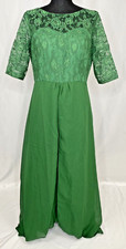 Formal Midi A-Line Prom/Bridesmaid/Evening Dress - Dark Green - Size 12 - New 
