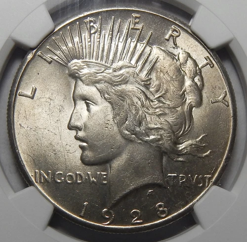 1928 NGC MS62 MORGAN DOLLAR