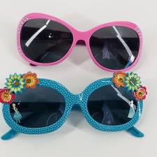 EUC Girls DISNEY Lot Of 2 Girl Kids Toddler Sunglasses Elsa Frozen Princess