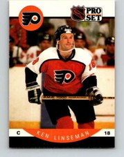 1990-91 Pro Set #219 Ken Linseman NM Near Mint Flyers