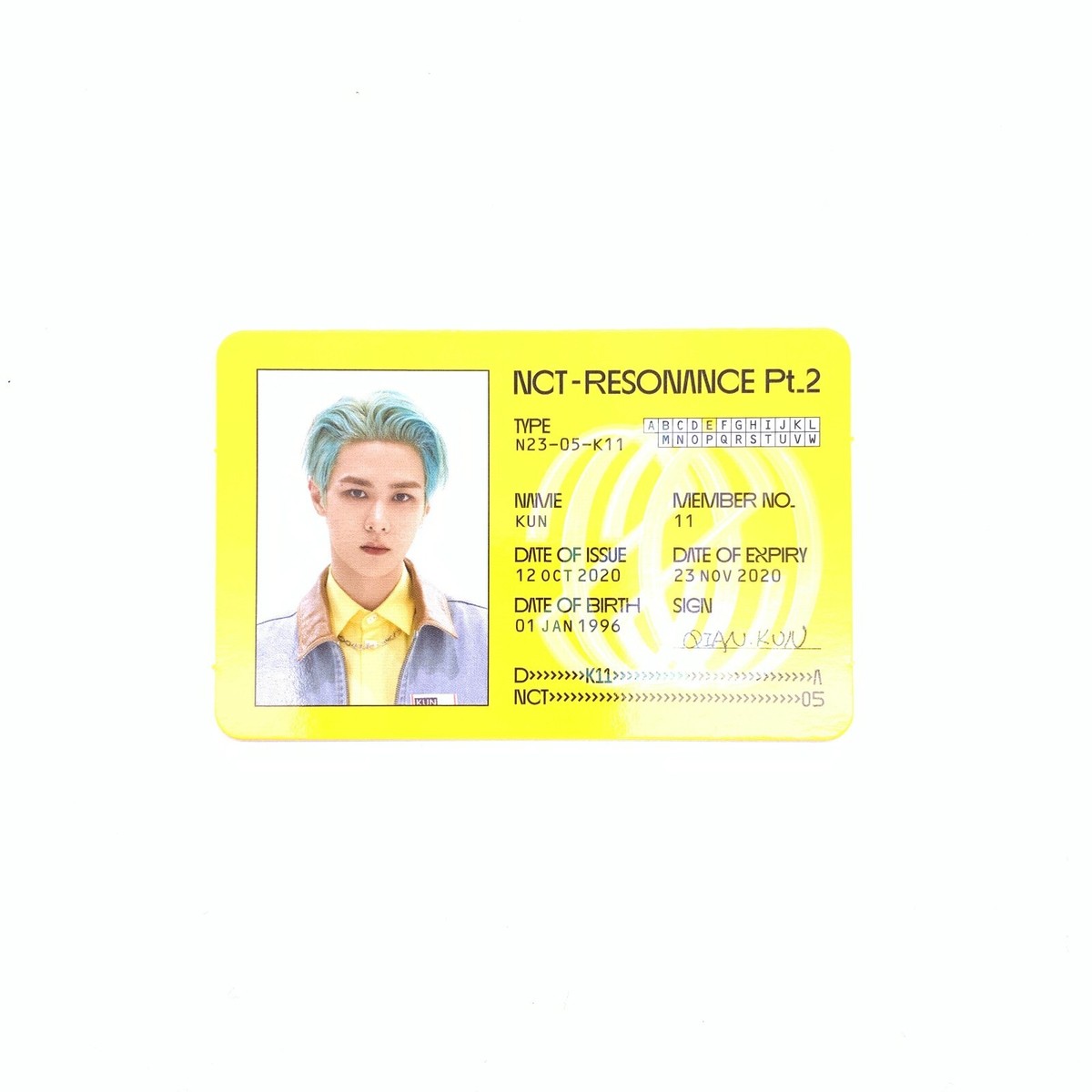 NCT 2020] NCT 2020:Resonance Pt.2 / Departure Ver. ID Card | eBay