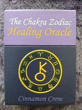 The Chakra Zodiac Healing Oracle - Cinnamon Crow. 2011. Ozark Mountain. RARE/OOP