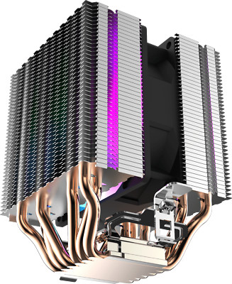 Darkflash L6 Dual Tower CPU Air Cooler RGB Luminous Computer Cooling Fan
