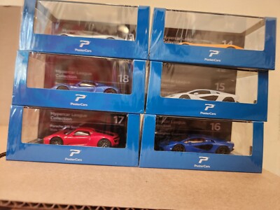 PosterCars 1:64 Hypercar League Collection Set 6Pcs #13-#18