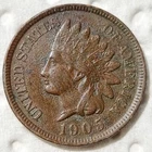 1905 Indian Head Cent 1c Better Grade XF #91875