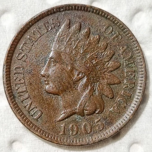 1905 Indian Head Cent 1c Better Grade XF #91875