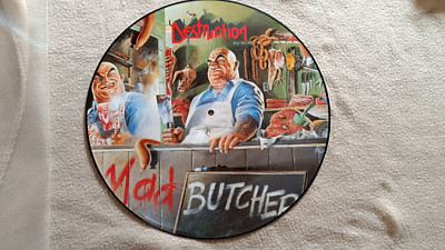 Destruction - Mad Butcher - Steamhammer  , SPV 12-1896 Germany 1987 PICTURE DISC