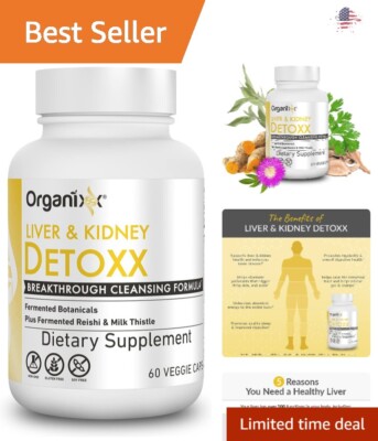 Pure Cleansing Detox Supplement - Pure Plant Extracts for Digestive - 60