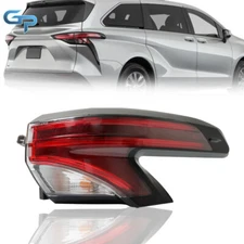 For Toyota Sienna 2021-2022 LE XLE Tail Light Assembly Outer Passenger Side LED