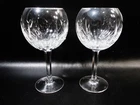 Vtg Waterford Crystal Ireland Millennium Love 2 Balloon Water Wine Goblets