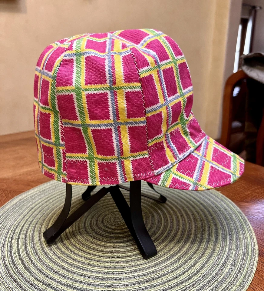 Vintage Comeaux Welding Cap, Bright ! Colors, Sz S/M 1980’s Excellent Condition - Image 2 of 4