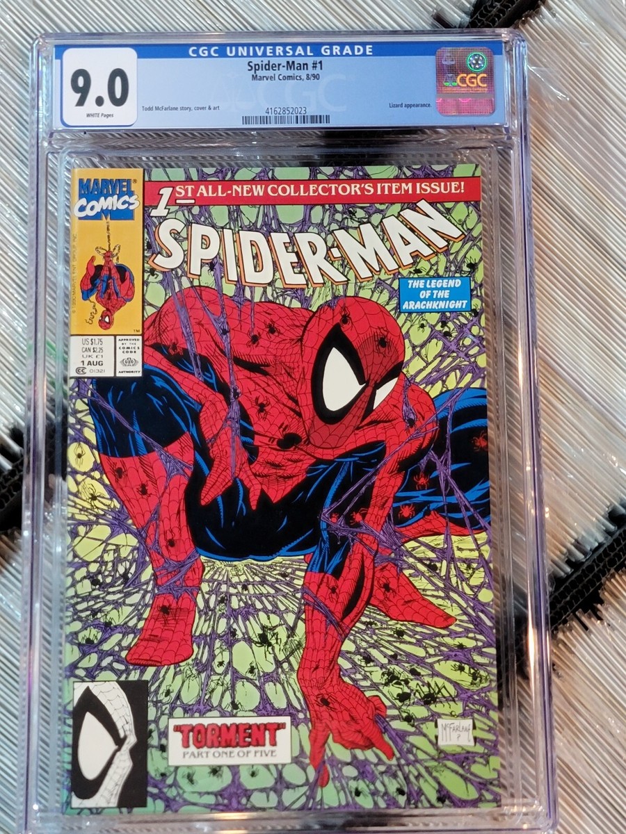 CGC 9.0 Spider-man #1 Todd McFarlane Comic Book 1990 | eBay