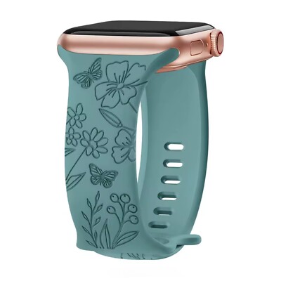 Silikon Uhrenarmband Motiv für Apple Watch Series 1-6 7 8 9 10 11 SE ULTRA Watch