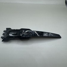 Oakley Oil Rig II Polished Black W/Silver Ghost Text OEM Right Replacement Arms