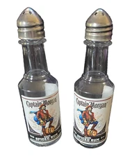 CAPTAIN MORGAN Spice Rum 50 ml Plastic Alcohol Theme S&P Shaker Set 4.25"