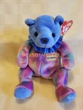 Ty Beanie Baby Happy Birthday September Bear 2001 stuffed animal plush