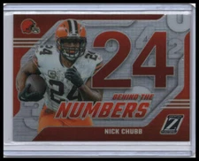 2023 Panini Zenith Nick Chubb Behind the Numbers #23