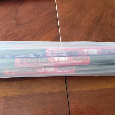 New 2026 KBS TGI 100 Extra Stiff Flex 3-PW 8 Shafts .355 Factory Taper