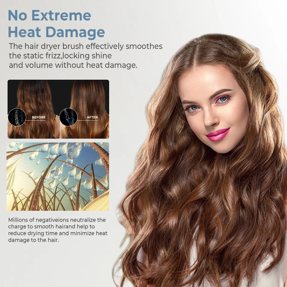 5 in 1 Multi-function Hair Dryer Brushless Noise Reduction Anion - Image 4 of 4