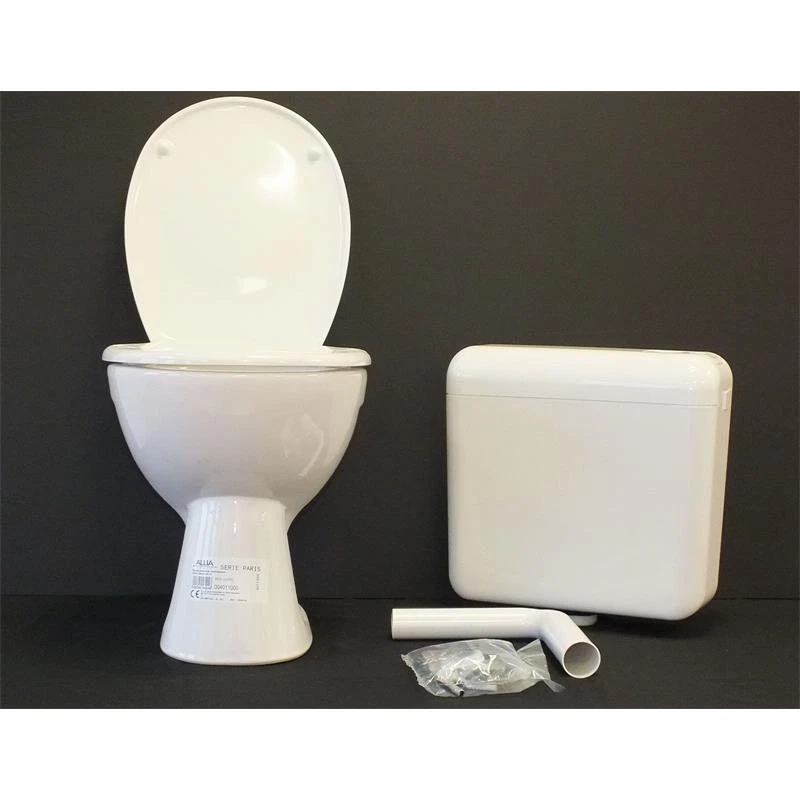 Keramag Paris Standtiefspül WC Tiefspüler mit Spülkasten und Sitz