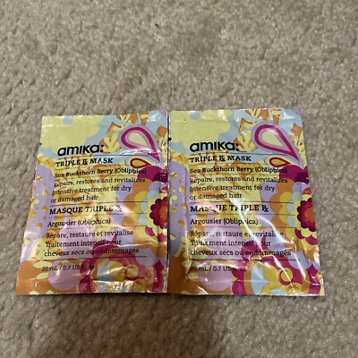 AMIKA Triple Rx Mask Sea Buckthorn Berry (Obliphica) Sachet (20ml/0.7fl.oz.) 2