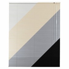 Alu Aluminium Jalousie in weiß creme silber schwarz Jalousette Rollo 160 cm Höhe