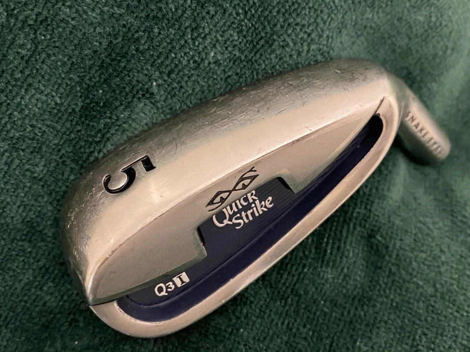 Juego de palos usados para diestros Snake Eyes Golf Quick Strike Q3i (5) hierro *solo cabeza* Foto 4 de 4