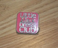 Pink & White Little Black Dress Club Collectible Lapel Pin