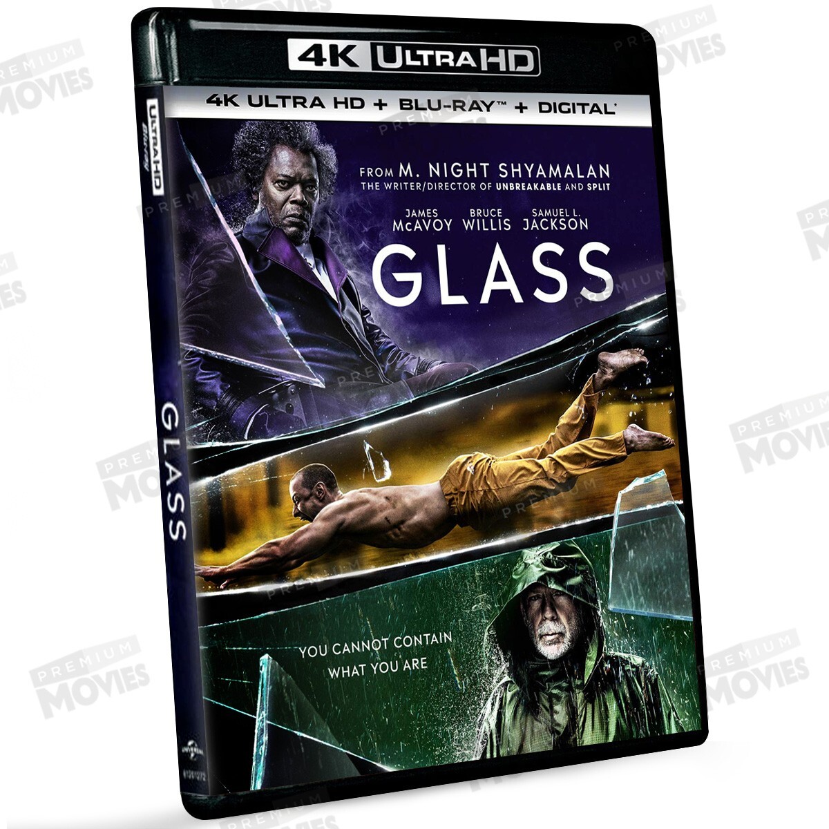 Glass (2019) 4K Ultra HD Blu-ray 2-Disc US Release w/James McAvoy