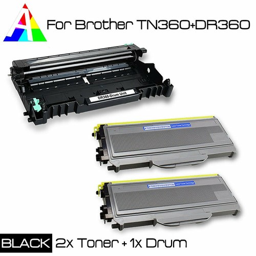 2PK TN360 +DR360 Premium Tóner y Tambor Unidad Para Brother MFC-7440N MFC- 7840W | eBay