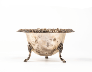 An-Antique-S-Kirk-amp-Son-Sterling-Silver-Repossee-Decorated-Tripod-Dish