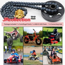 Centrifugal Clutch 3/4" Bore 10 Tooth with 40,41,420 Chain 6.5HP Fit Go Kart